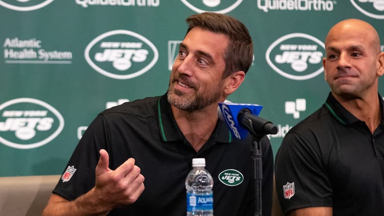 NFL: New York Jets-Aaron Rodgers Press Conference