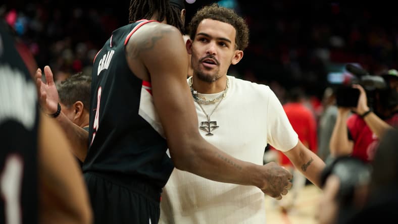 portland trail blazers trade for trae young