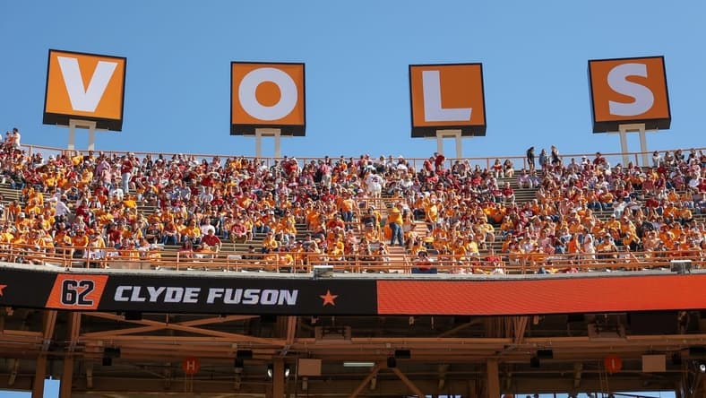 Oct 15, 2022; Knoxville, Tennessee, USA; General view before the game between the Tennessee Volunteers and the Alabama Crimson Tide at Neyland Stadium. Mandatory Credit: Randy Sartin-USA TODAY Sports
