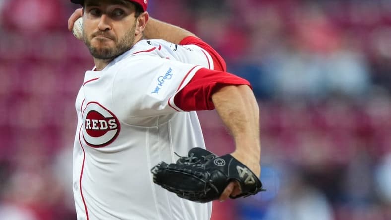 Cincinnati Reds starting pitcher Connor Overton (71) delivers in the fourth inning of a baseball game between the Chicago Cubs and the Cincinnati Reds, Monday, April 3, 2023, at Great American Ball Park in Cincinnati. The Cincinnati Reds won, 7-6.
Chicago Cubs At Cincinnati Reds April 3 0281