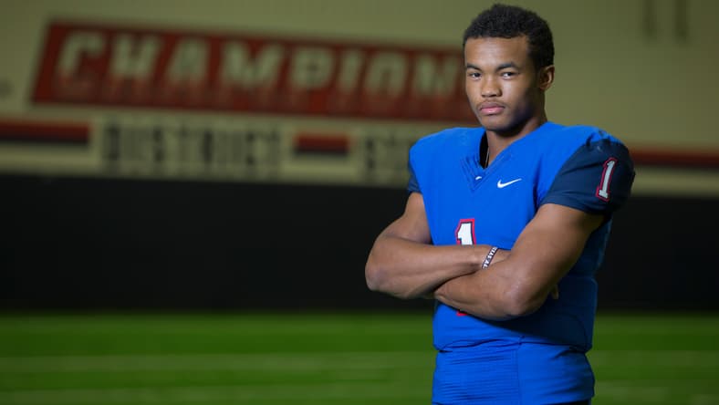 High School Football: Kyler Murray Portrait Session