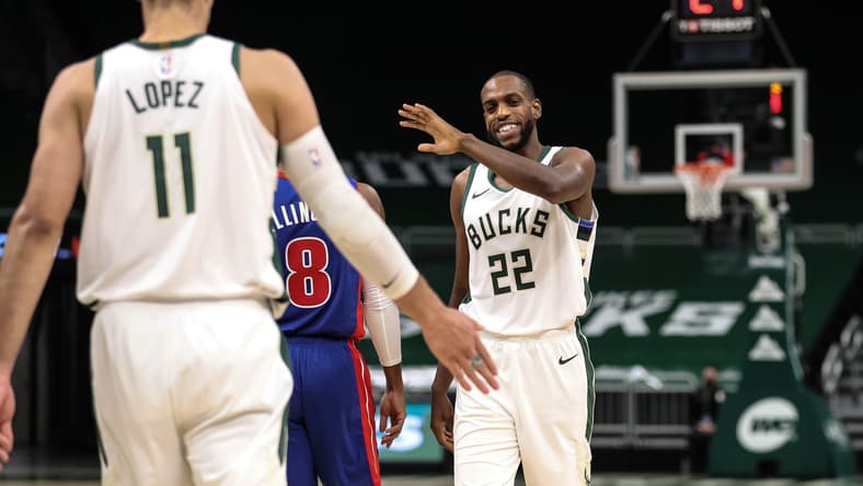 NBA: Detroit Pistons at Milwaukee Bucks