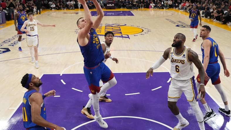 NBA: Playoffs-Denver Nuggets at Los Angeles Lakers