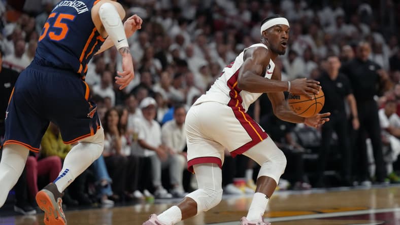 NBA: Playoffs-New York Knicks at Miami Heat