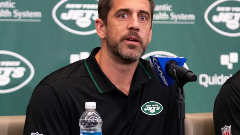 NFL: New York Jets-Aaron Rodgers Press Conference
