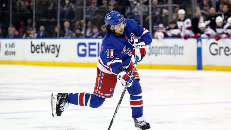 NHL: Stanley Cup Playoffs-New Jersey Devils at New York Rangers