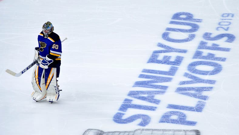 NHL: Stanley Cup Playoffs-San Jose Sharks at St. Louis Blues
