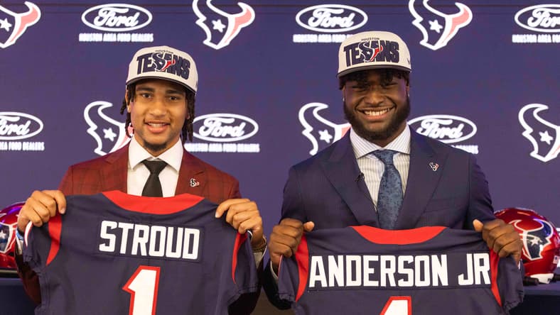 houston texans nfl draft, c.j. stroud, will anderson