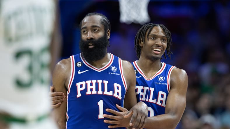 philadelphia 76ers rumors; james harden, tyrese maxey