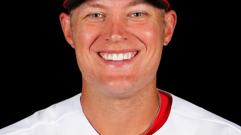 Mar 19, 2022; USA; St. Louis Cardinals Luken Baker poses for a 2022 MLB portrait. Mandatory Credit: MLB photos via USA TODAY Sports