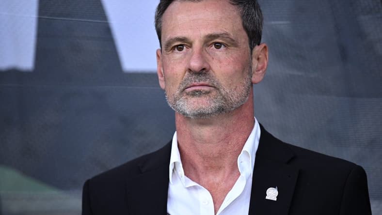 Jun 10, 2023; San Diego, CA, USA; Mexico manager Diego Cocca looks on before the game against Cameroon at Snapdragon Stadium. Mandatory Credit: Orlando Ramirez-USA TODAY Sports