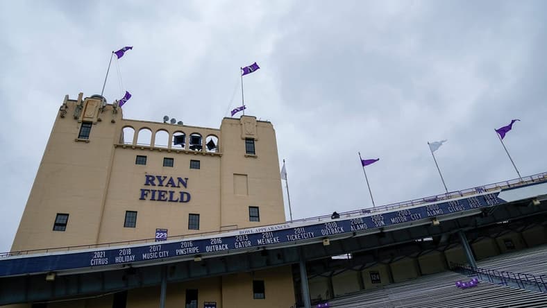 A Ryan Field renovation project at Northwestern with an estimated cost of $800 million is a new target of university faculty. Mandatory Credit: Adam Cairns-The Columbus Dispatch
Ncaa Football Ohio State Buckeyes At Northwestern Wildcats