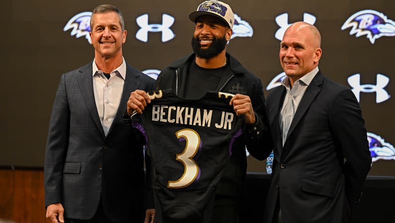 NFL: Baltimore Ravens Odell Beckham Jr. Press Conference