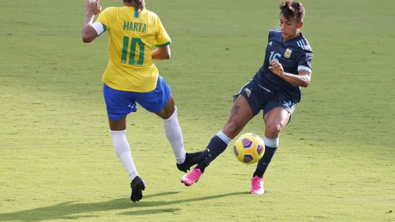 File photo Brazil midfielder Marta (10) played her final Women's World Cup game Wednesday. Mandatory Credit: Reinhold Matay-USA TODAY Sports