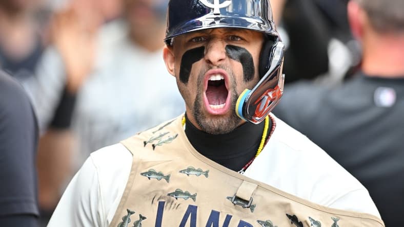 Aug 27, 2023; Minneapolis, Minnesota, USA; Minnesota Twins third baseman Royce Lewis (23) reacts after hitting a grand slam off Texas Rangers relief pitcher Chris Stratton (not pictured) during the sixth inning at Target Field. Mandatory Credit: Jeffrey Becker-USA TODAY Sports