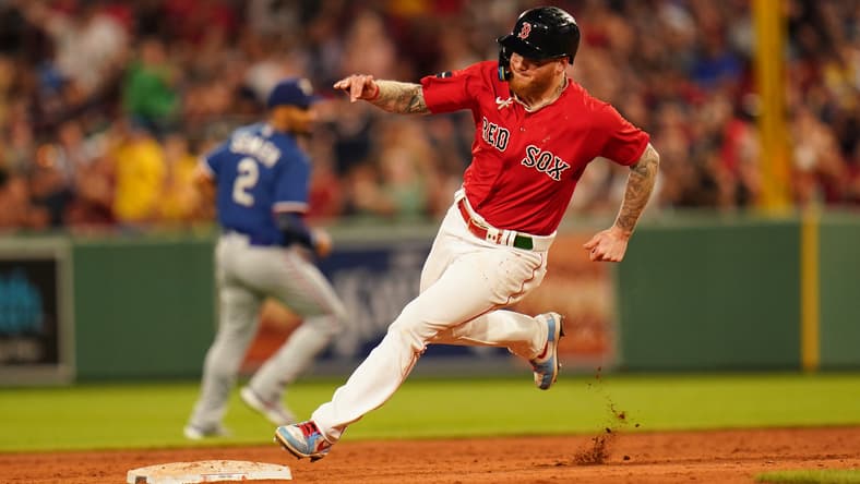 MLB: Texas Rangers at Boston Red Sox