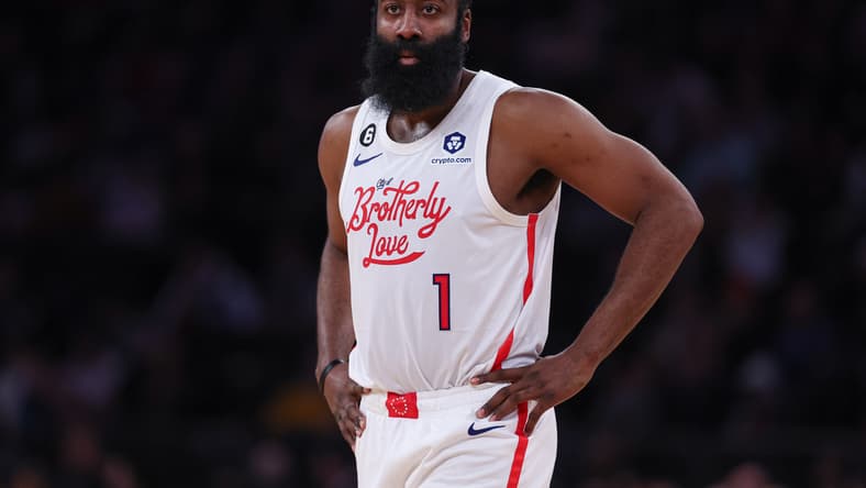 Philadelphia 76ers guard James Harden