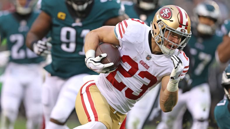 fantasy football cheat sheet: christian mccaffrey