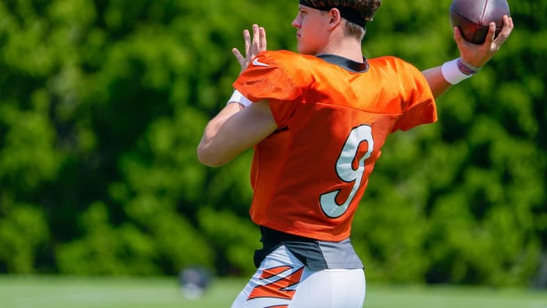 Cincinnati Bengals quarterback Joe Burrow returned to practice Wednesday, August 30, 2023 as the team prepares for the season opener against the Browns Burrow suffered a calf injury on July 27, has not participated in practice publicly, but did go through his normal pregame warmup before the Bengals' preseason opener against the Green Bay Packers on Aug. 11.