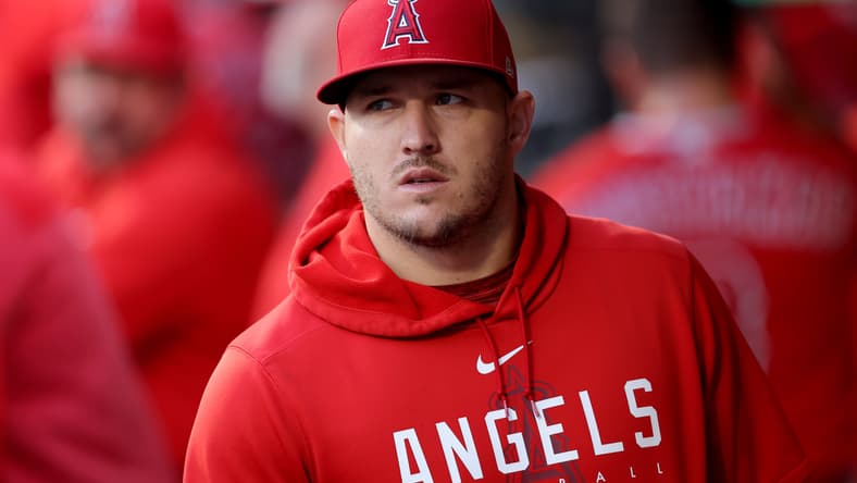 Los Angeles Angels center fielder Mike Trout