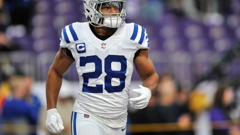 Indianapolis Colts running back Jonathan Taylor