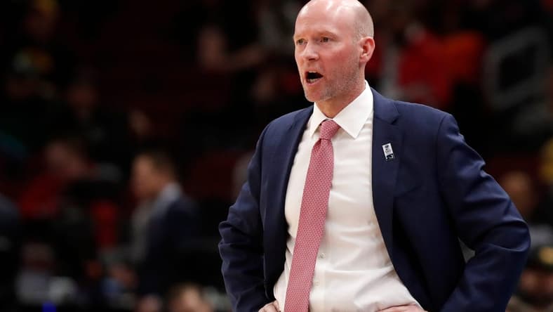 Maryland Terrapins head coach Kevin WIllard yells down court during the Big Ten Men   s Basketball Tournament game against the Minnesota Golden Gophers, Thursday, March 9, 2023, at United Center in Chicago. Maryland Terrapins won 70-54.

Minnmary030923 Am13642