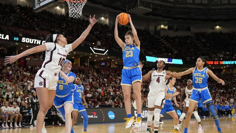 UCLA Bruins forward Gabriela Jaquez (file photo). Mandatory Credit: Jim Dedmon-USA TODAY Sports
