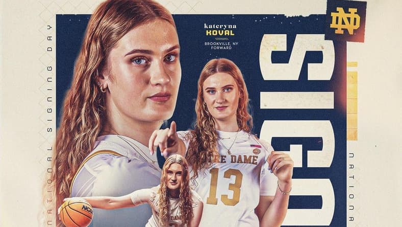 Kate Koval has signed with Notre Dame.