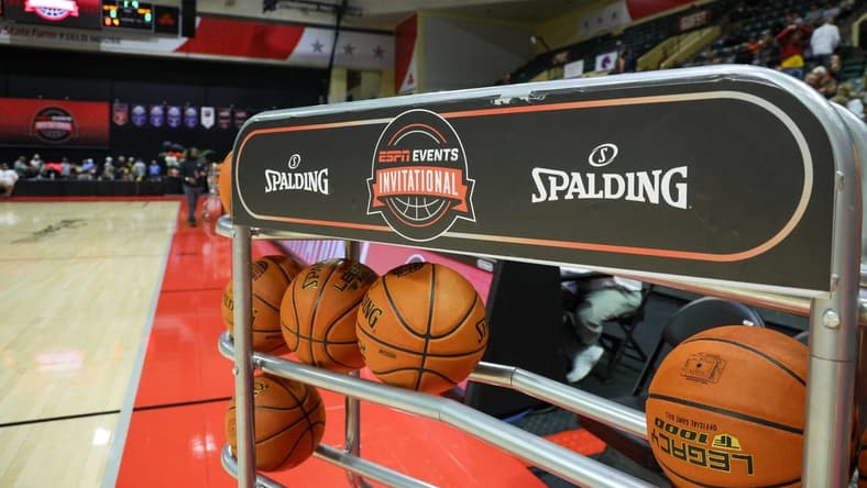 Nov 24, 2023; Kissimmee, FL, USA; a general view of the arena before the ESPN Events Invitational Semifinal between the Iowa State Cyclones and Virginia Tech Hokies at State Farm Field House. Mandatory Credit: Nathan Ray Seebeck-USA TODAY Sports