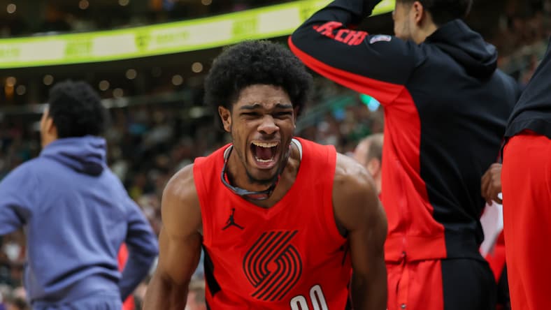 Portland Trail Blazers guard Scoot Henderson