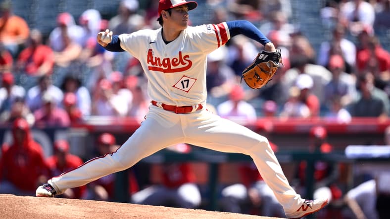 Shohei Ohtani pitching