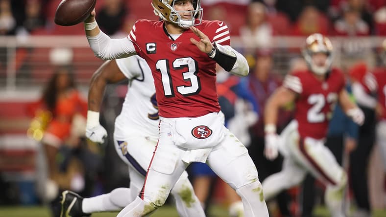San Francisco 49ers' Brock Purdy