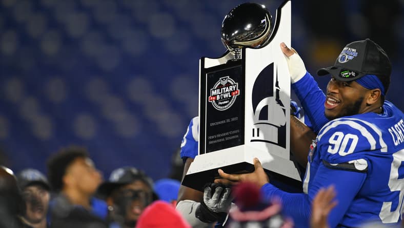 college football bowl: military bowl trophy