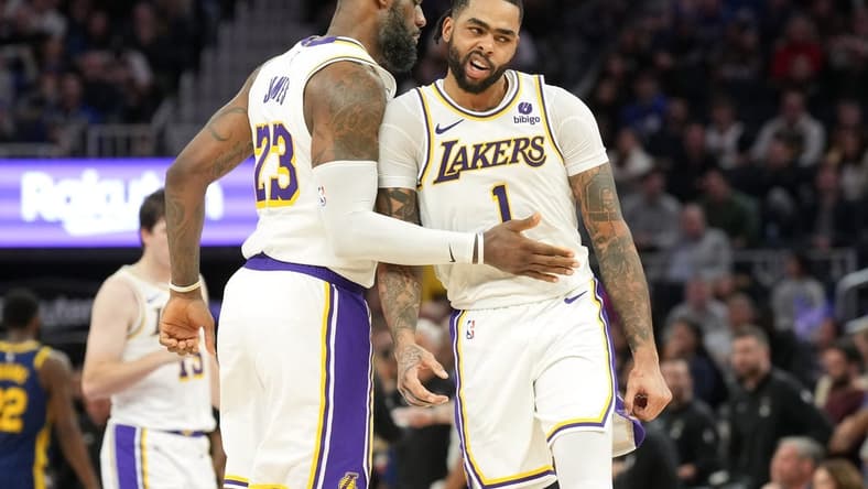 D'Angelo Russell, LeBron James, Los Angeles Lakers