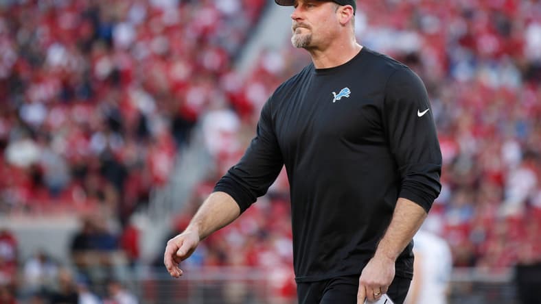 Detroit Lions' Dan Campbell