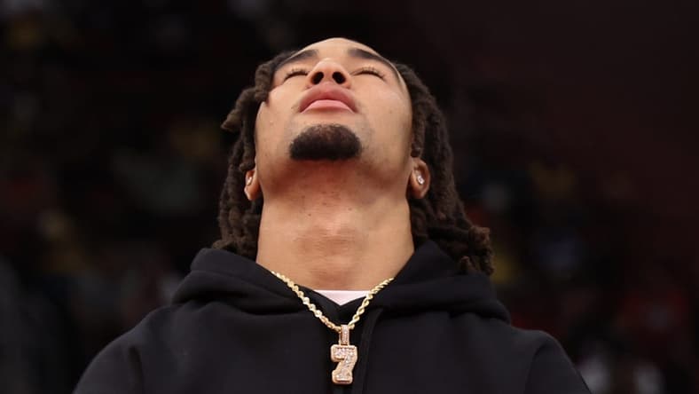 Based in part on backlash or leaked alleged results of CJ Stroud's cognitive test last year, some 2024 draft prospects could pass on taking the exam this year. Mandatory Credit: Thomas Shea-USA TODAY Sports