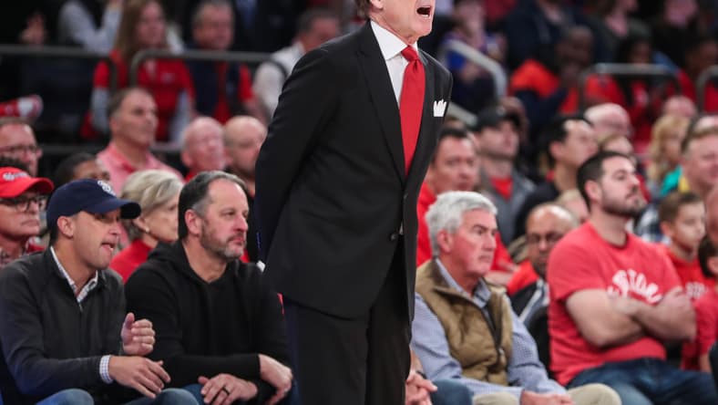 St. John's Red Storm head coach Rick Pitino
