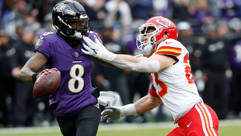 Baltimore Ravens' Lamar Jackson