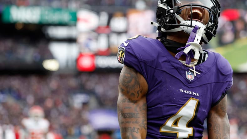 Baltimore Ravens' Zay Flowers