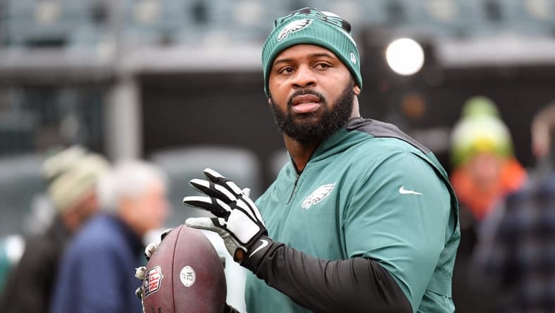 Dec 31, 2023; Philadelphia, Pennsylvania, USA; Philadelphia Eagles defensive tackle Fletcher Cox (91) against the Arizona Cardinals at Lincoln Financial Field. Mandatory Credit: Eric Hartline-USA TODAY Sports