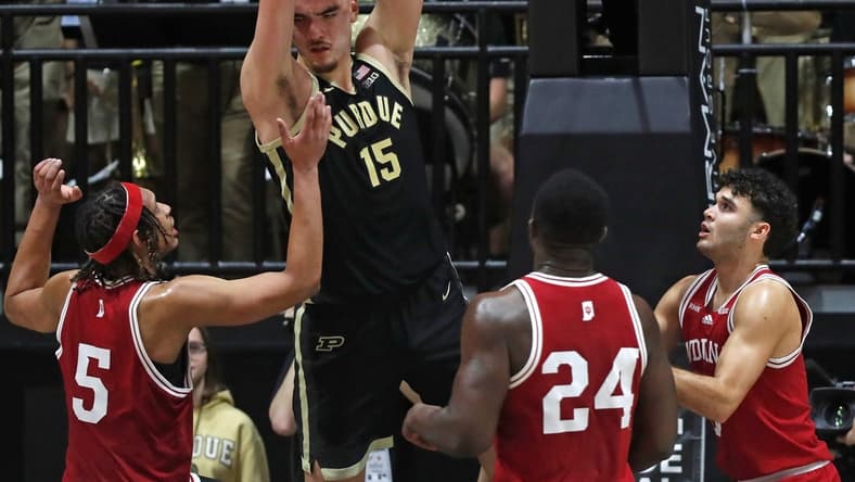 Purdue Boilermakers center Zach Edey led the nation in scoring and is driving the program's bid for NCAA Tournament redemption.