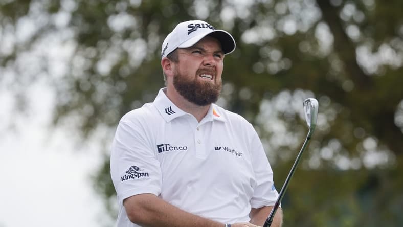 Mar 9, 2024; Orlando, Florida, USA;  Shane Lowry plays his shot from the second tee during the third round of the Arnold Palmer Invitational golf tournament. Mandatory Credit: Reinhold Matay-USA TODAY Sports