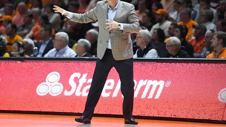 Kentucky Head Coach John Calipari during an NCAA college basketball game between Tennessee and Kentucky in Knoxville, Tenn., Saturday, March 9, 2024.