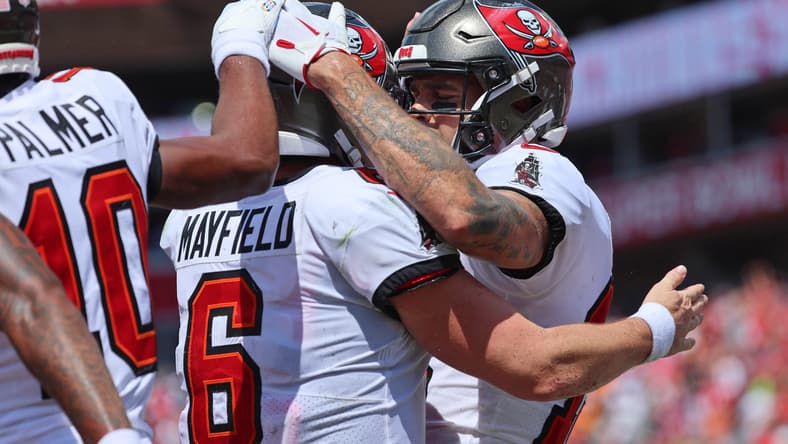 Mike Evans and Baker Mayfield