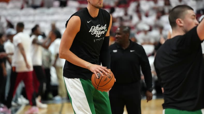 Boston Celtics' Kristaps Porzingis