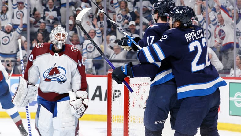NHL: Stanley Cup Playoffs-Colorado Avalanche at Winnipeg Jets