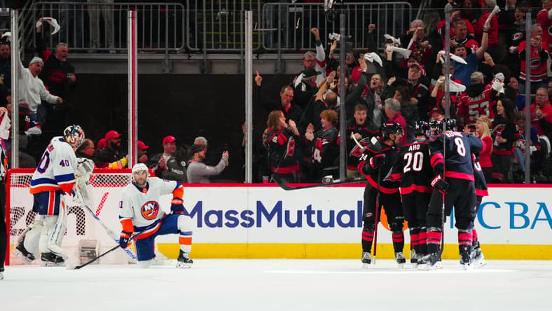 NHL: Stanley Cup Playoffs-New York Islanders at Carolina Hurricanes