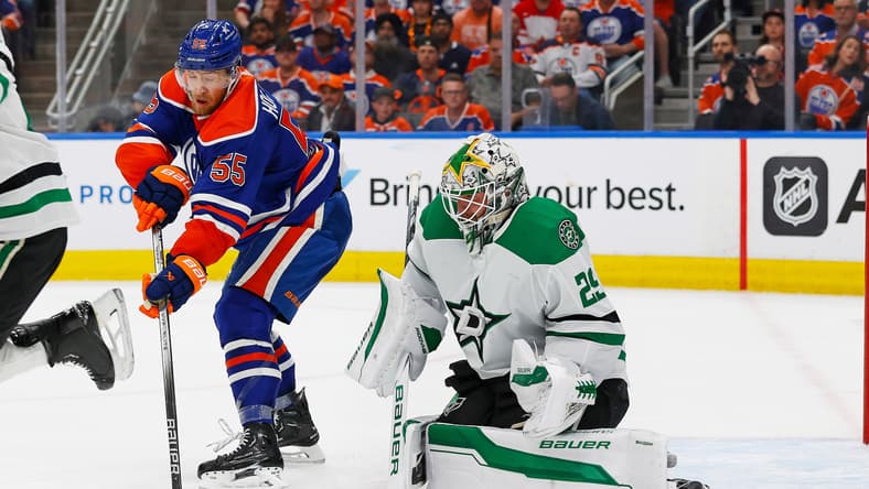 NHL: Stanley Cup Playoffs-Dallas Stars at Edmonton Oilers