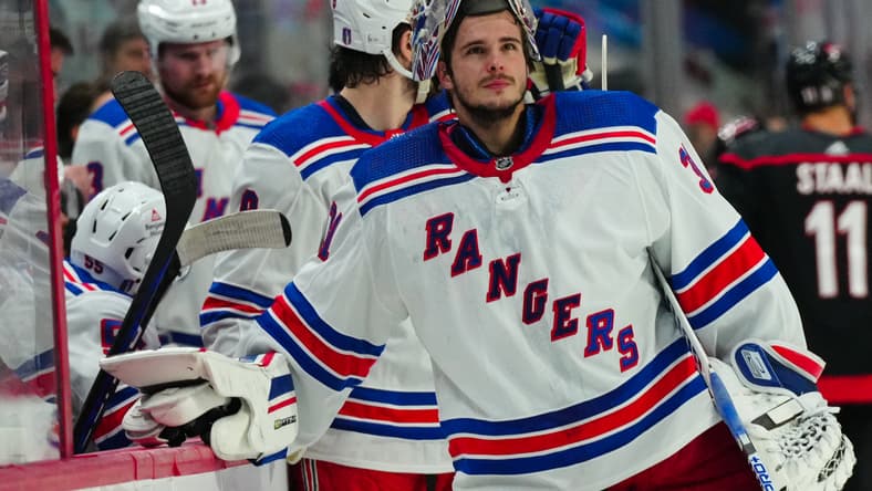 NHL: Stanley Cup Playoffs-New York Rangers at Carolina Hurricanes