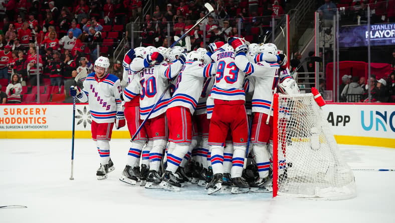 NHL: Stanley Cup Playoffs-New York Rangers at Carolina Hurricanes